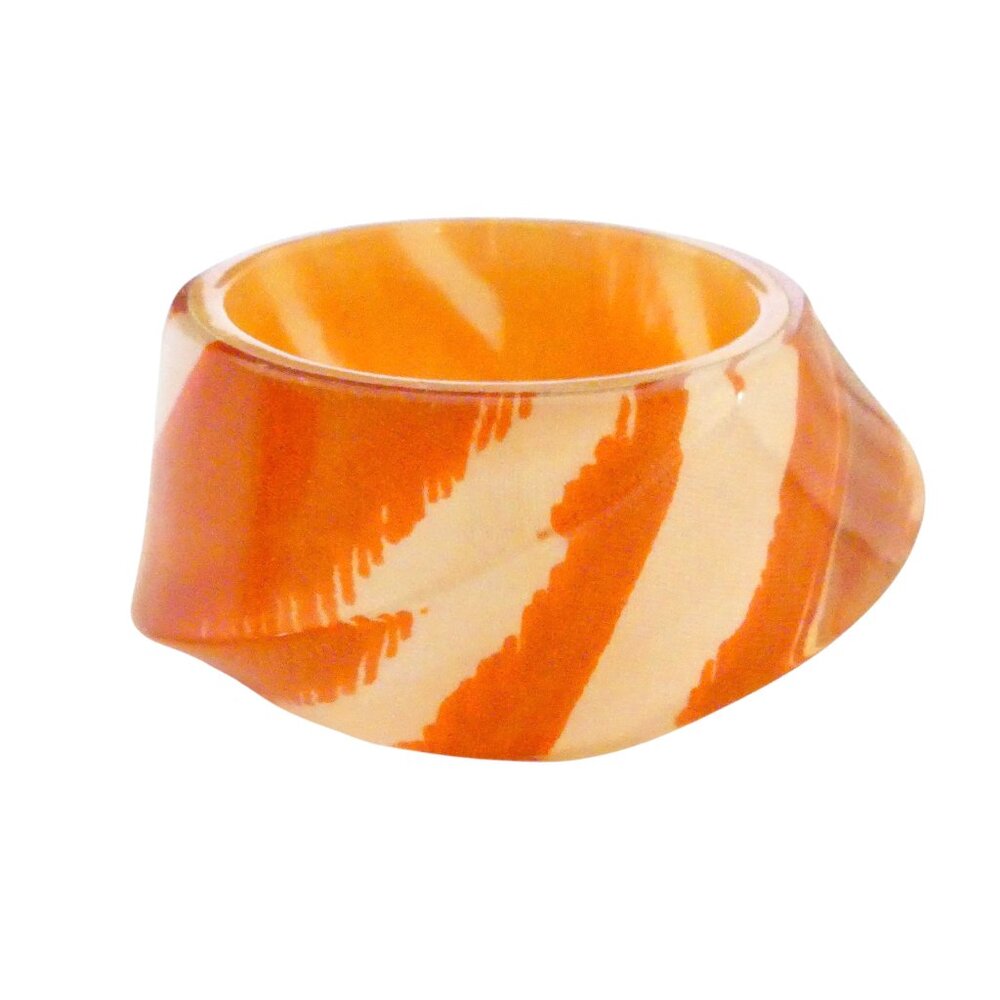 KATE SPADE Pop art resin & lucite bangle bracelet
